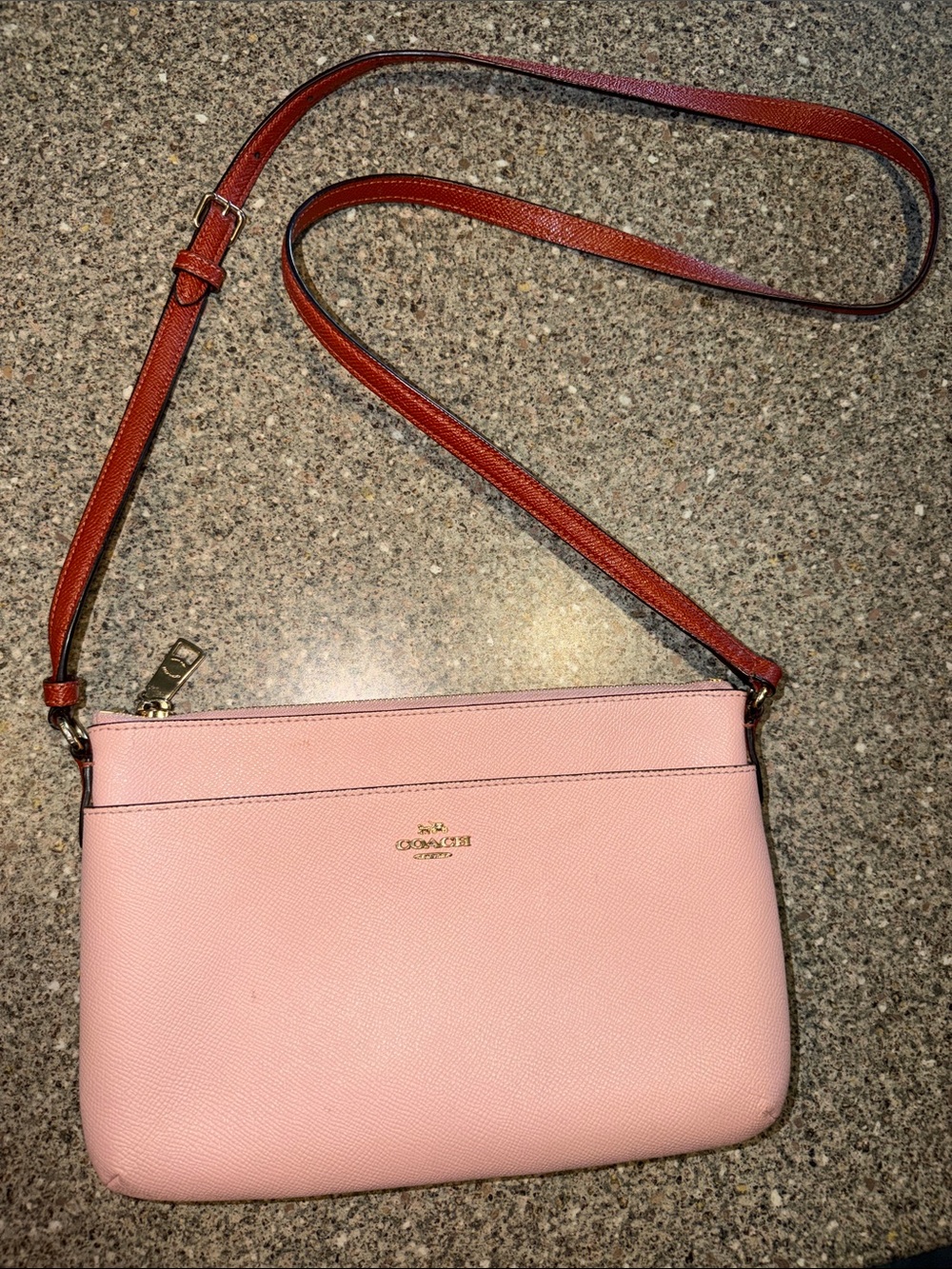 Coach Pink East West Crossbody Bag